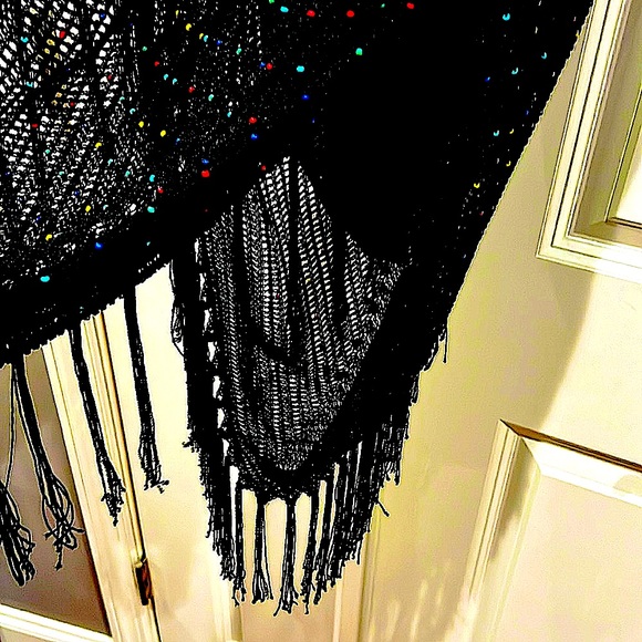 💃🏻SueWongEUCBohemianBeadedCrochetFringed 2pcSEXYSlitskirtBeadedStrapesLinedS:S - Picture 11 of 16